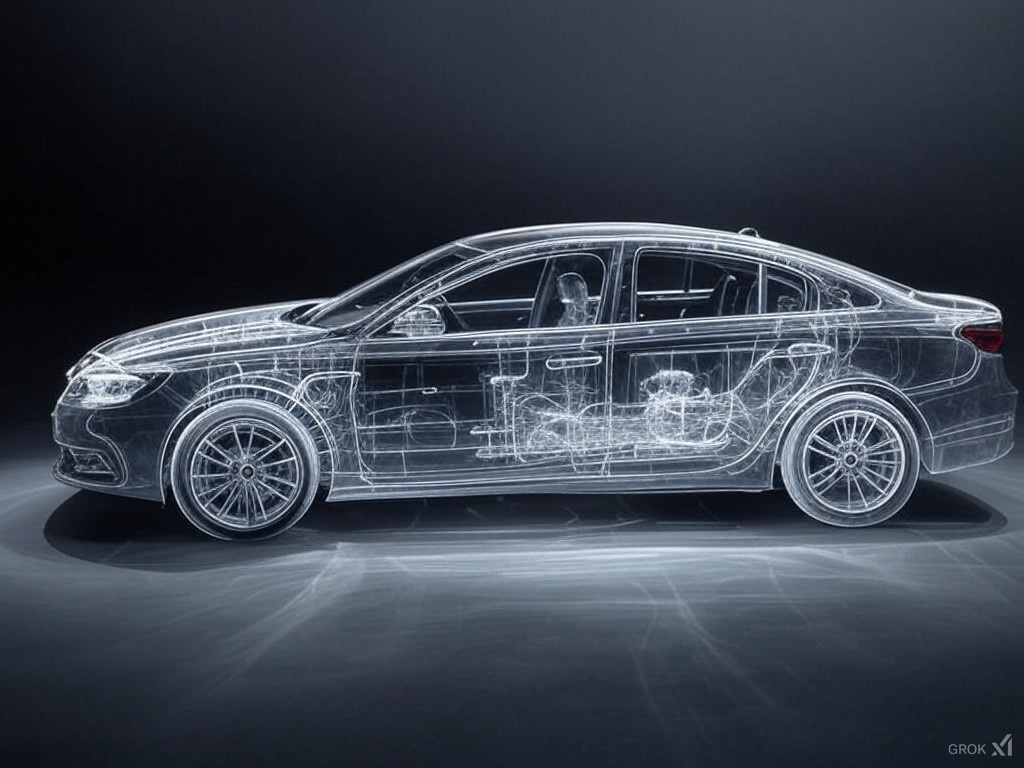 Illustration of OBD codes in a car